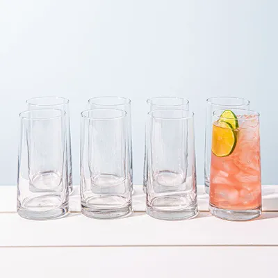 Libbey Audrina Glass Cooler - Set of 8 (Clear)