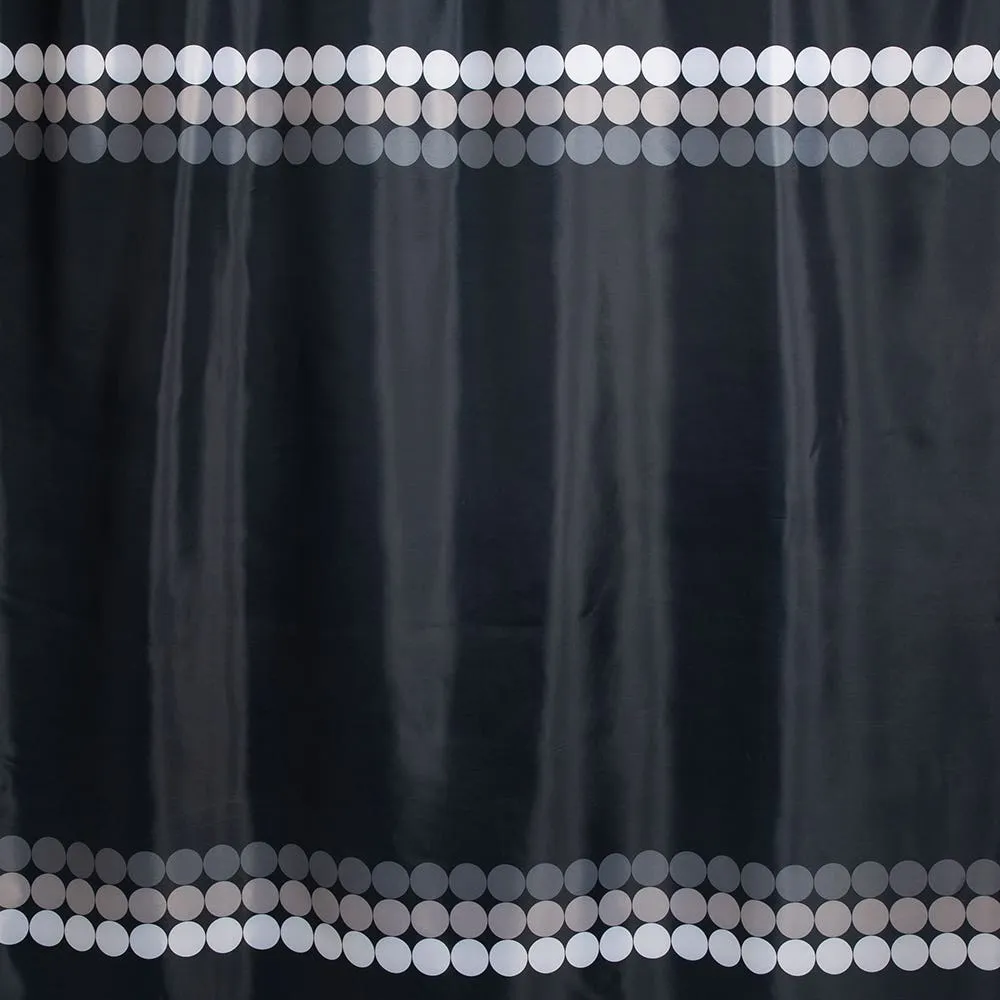 Harman Reinforced Grommet 'Verge' Shower Curtain (Black)