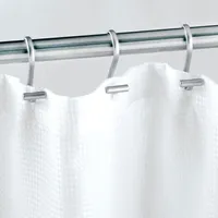 iDesign T-Bar Shower Curtain Ring - Set of 12 (Chrome)