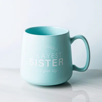 KSP Porcelain Hug Mug 'Sister' 20oz.
