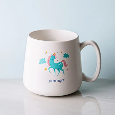 KSP Porcelain Hug Mug 'Unicorn' 20oz.