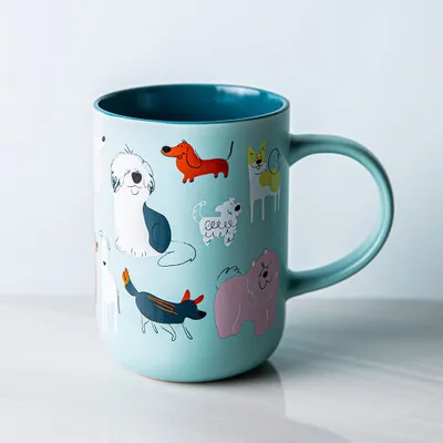 KSP Simply 'Dogs' Porcelain Mug 16oz.