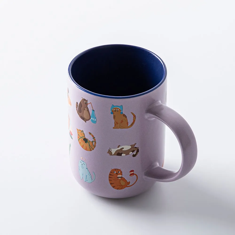 KSP Simply 'Cats' Porcelain Mug 16oz.