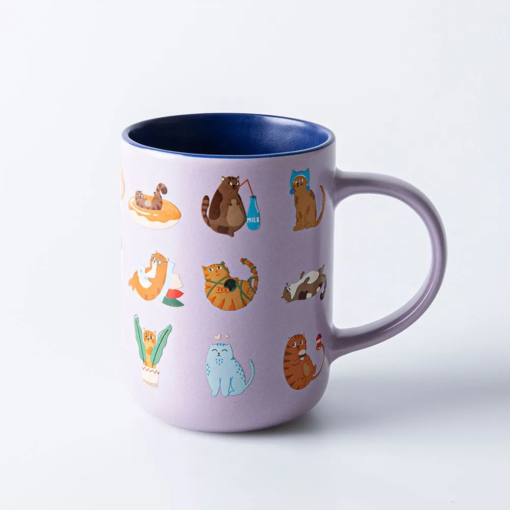 KSP Simply 'Cats' Porcelain Mug 16oz.