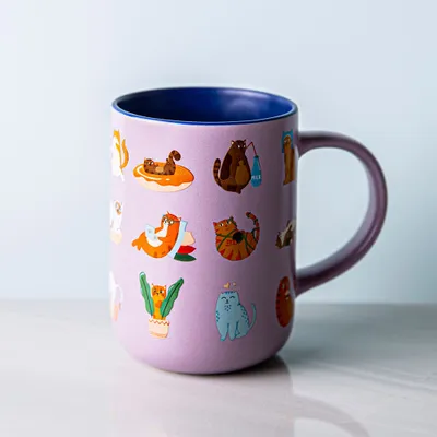 KSP Simply 'Cats' Porcelain Mug 16oz.