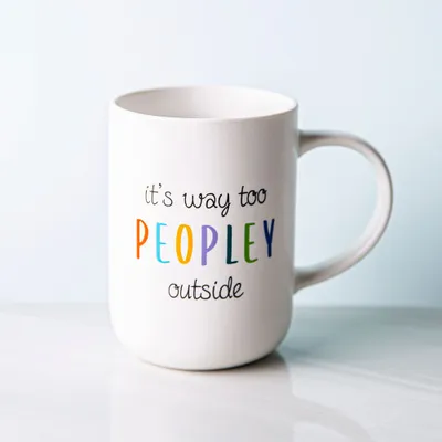 KSP Simply 'Peopley' Porcelain Mug 16oz.