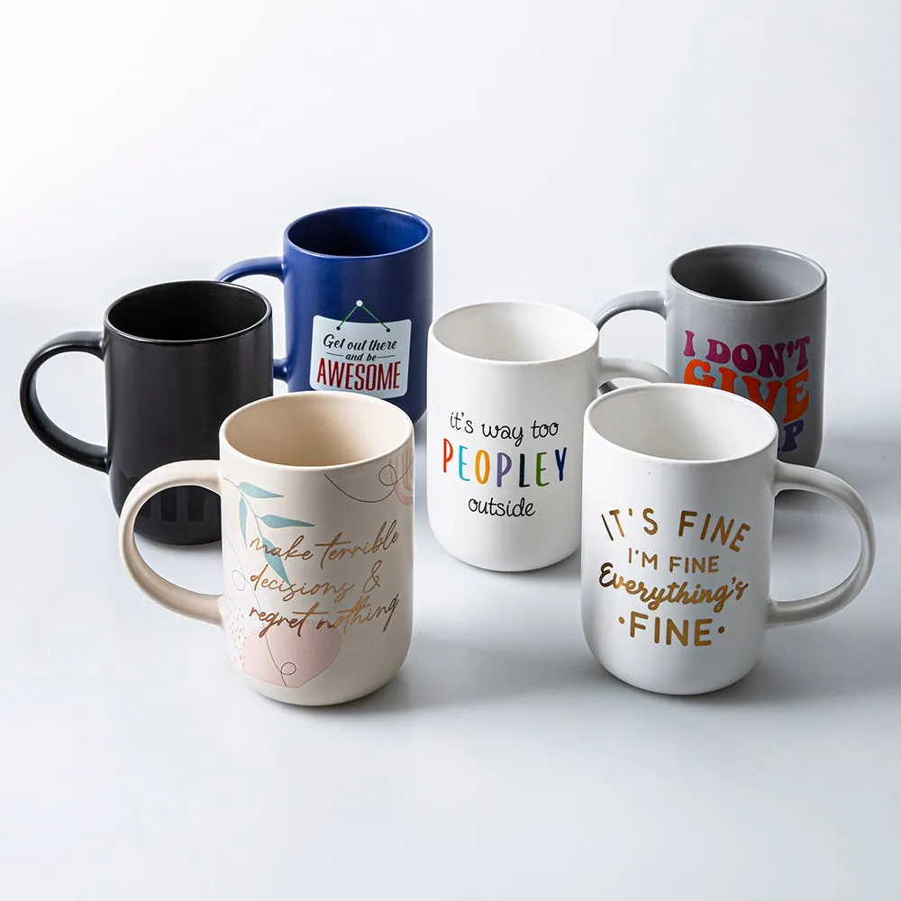 KSP Simply 'Peopley' Porcelain Mug 16oz.