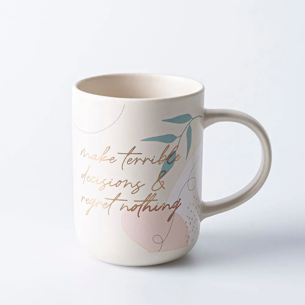 KSP Simply 'Regret' Porcelain Mug 16oz.