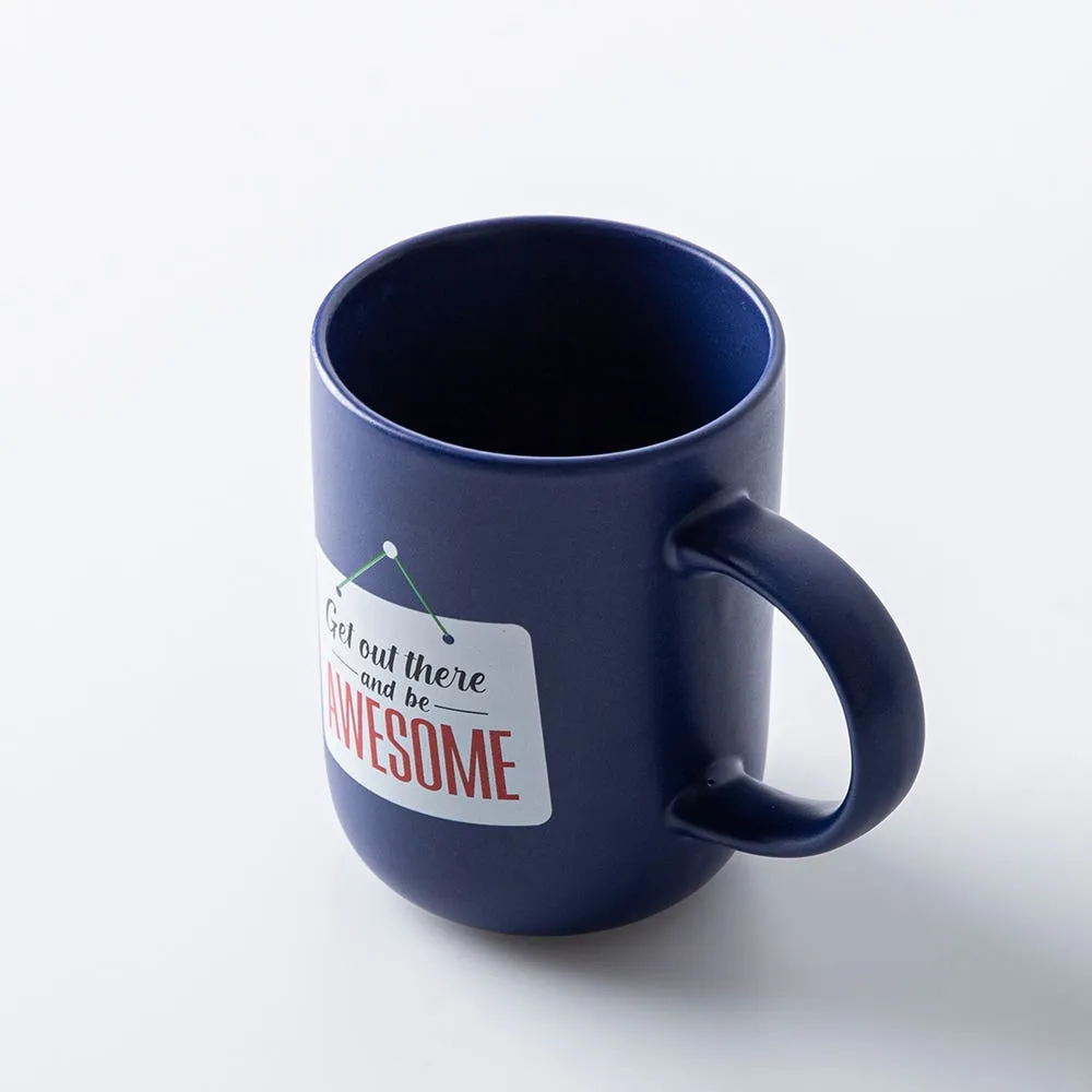 KSP Simply 'Be Awesome' Porcelain Mug 16oz.