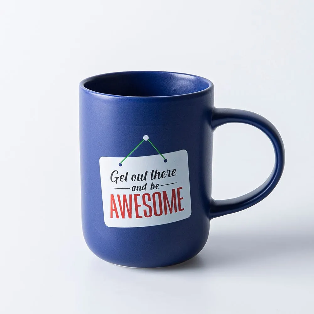 KSP Simply 'Be Awesome' Porcelain Mug 16oz.