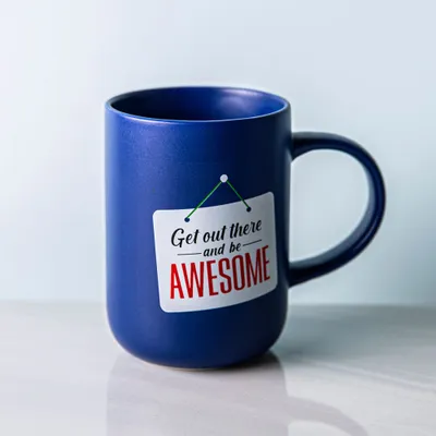 KSP Simply 'Be Awesome' Porcelain Mug 16oz.