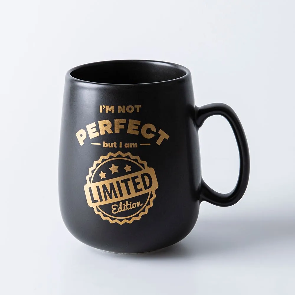 KSP Jumbo Belly 'Not Perfect' Porcelain Mug 26oz.