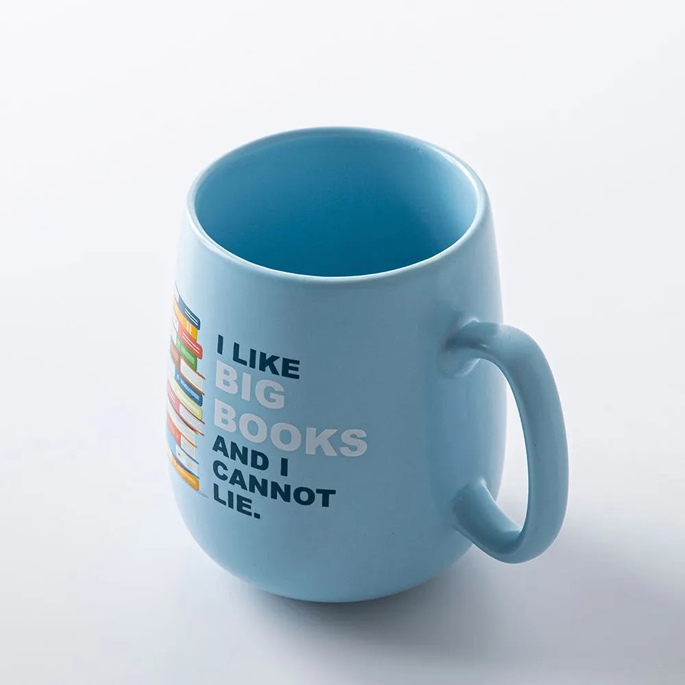 KSP Jumbo Belly 'Big Books' Porcelain Mug 26oz.