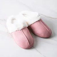 Every Sunday 'Medium Fur' Memory Foam Slippers Women (Mauve)