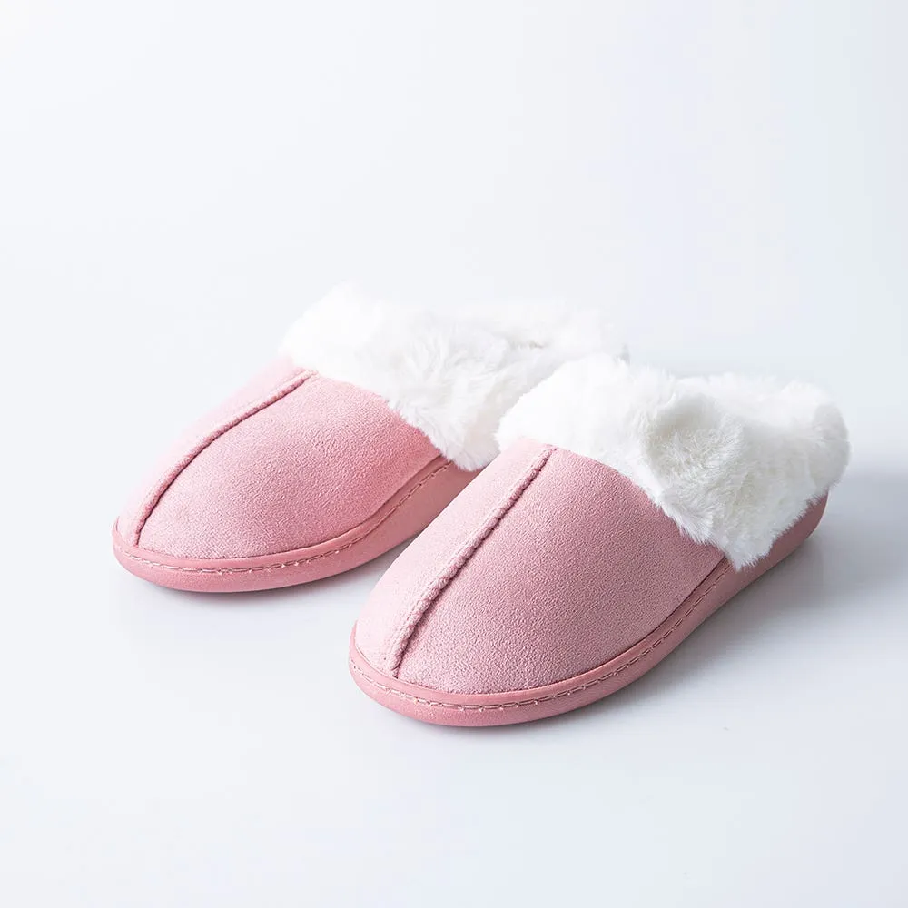 Every Sunday 'Medium Fur' Memory Foam Slippers Women (Mauve)