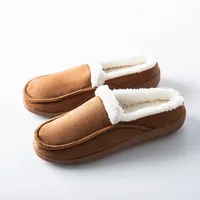 Every Sunday 'Moccasin' Memory Foam Slippers Men (Camel)