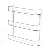 iDesign Clarity Wall Mount Nail Polish Rack (Clear)