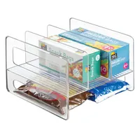 iDesign Linus Pantry Organizer Cabinet Binz Flip Rack (Clear)