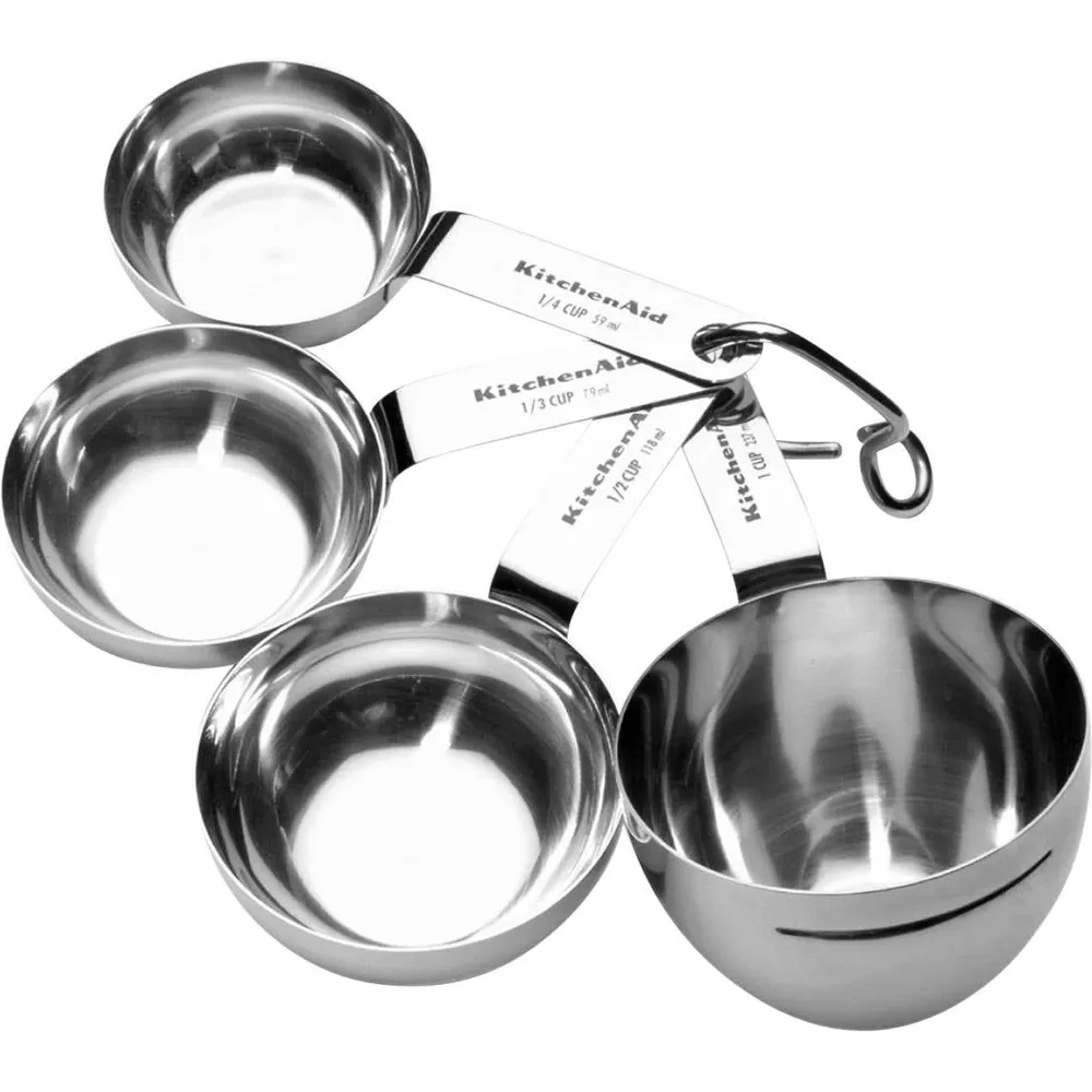 KitchenAid Measuring Cups - Stainless Steel - Set of 4