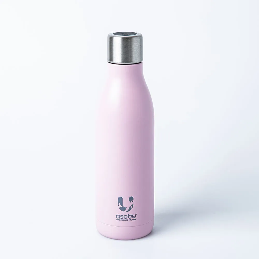 Asobu Uv Purifier Stainless Steel Water Bottle (Pink)