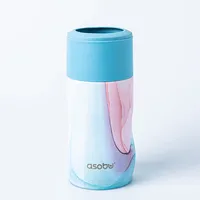 Asobu Insulated 'Marble' Stainless Steel Cooler Sleeve (Aqua)