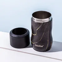 Asobu Insulated 'Marble' Stainless Steel Cooler Sleeve (Midnight)