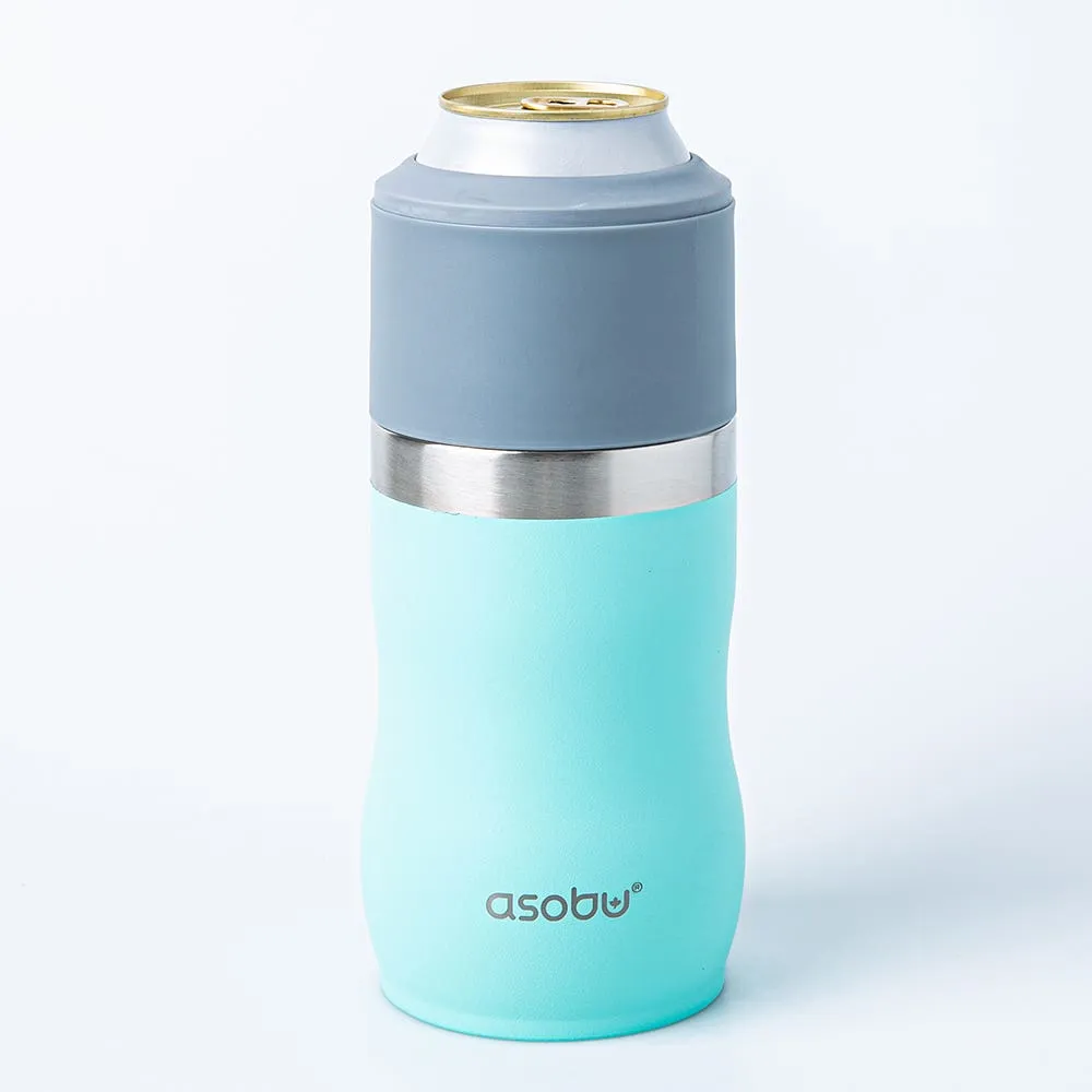 Asobu Insulated Stainless Steel Cooler Sleeve (Teal)