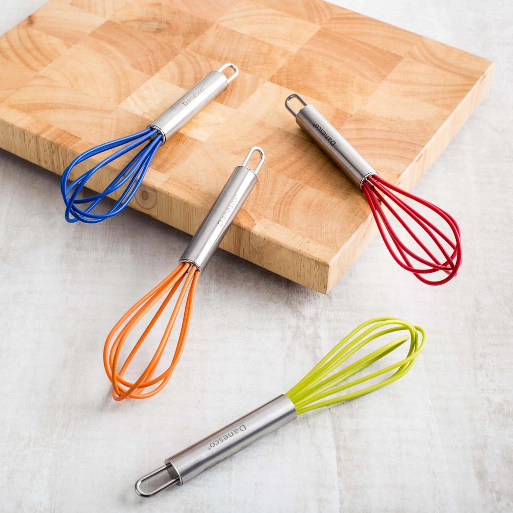 Danesco Mini Silicone Tipped Whisk - Assorted