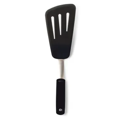 Oxo Good Grips Silicone Slotted Omelete Turner - Black