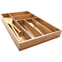 KSP Natura Bamboo Cutlery Tray -Slot (Natural) x x 5 cm