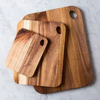 KSP Acacia Cutting Board - Set of 3 19x14/29x22/37x28cm (Natural)