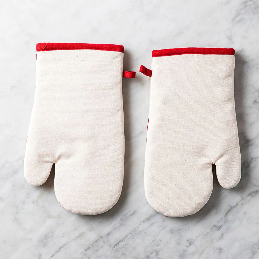 Harman Christmas 'Fa La La' Cotton Oven Mitt - Set of 2