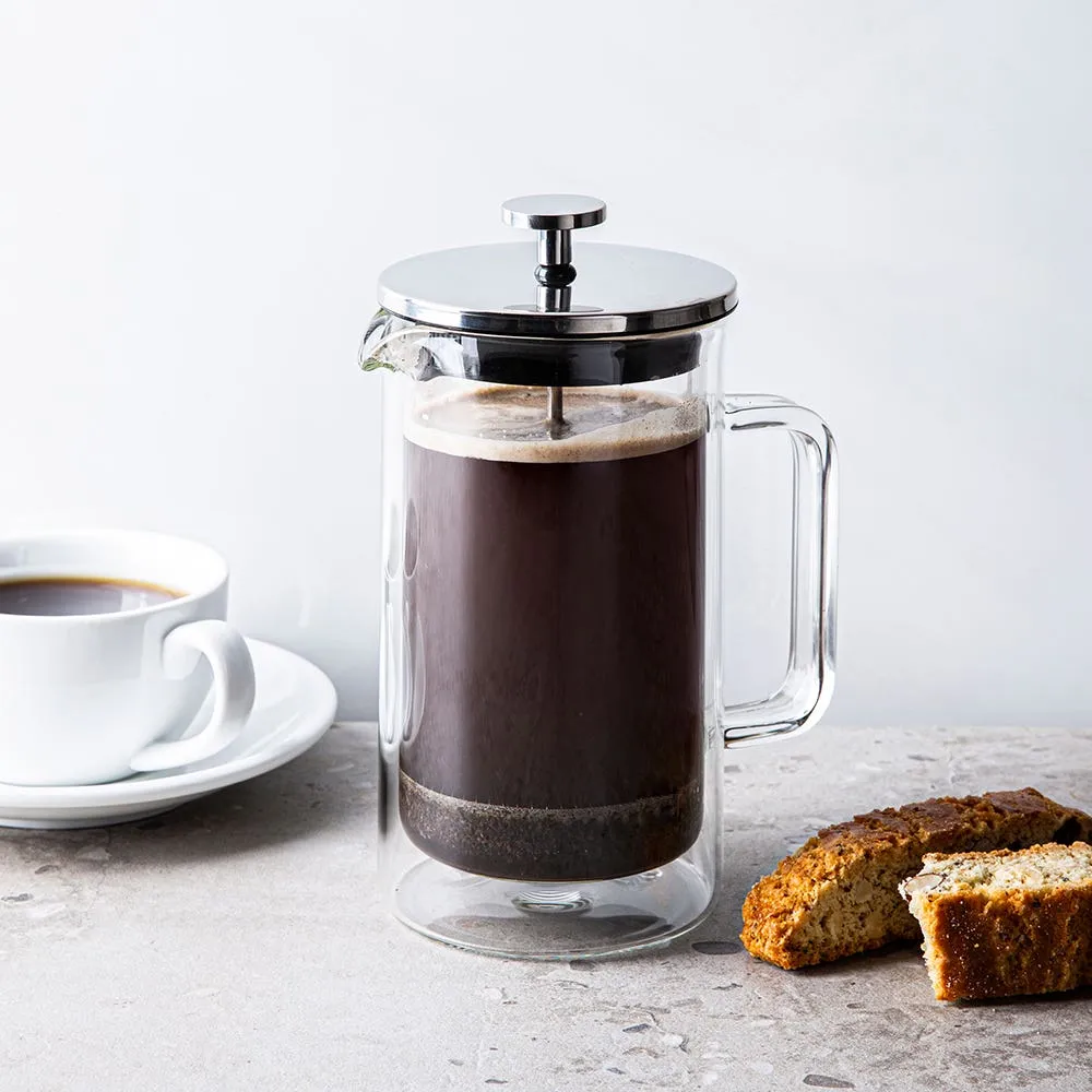 KSP Joe Double Wall French Press 20oz. (St/St - Clear)