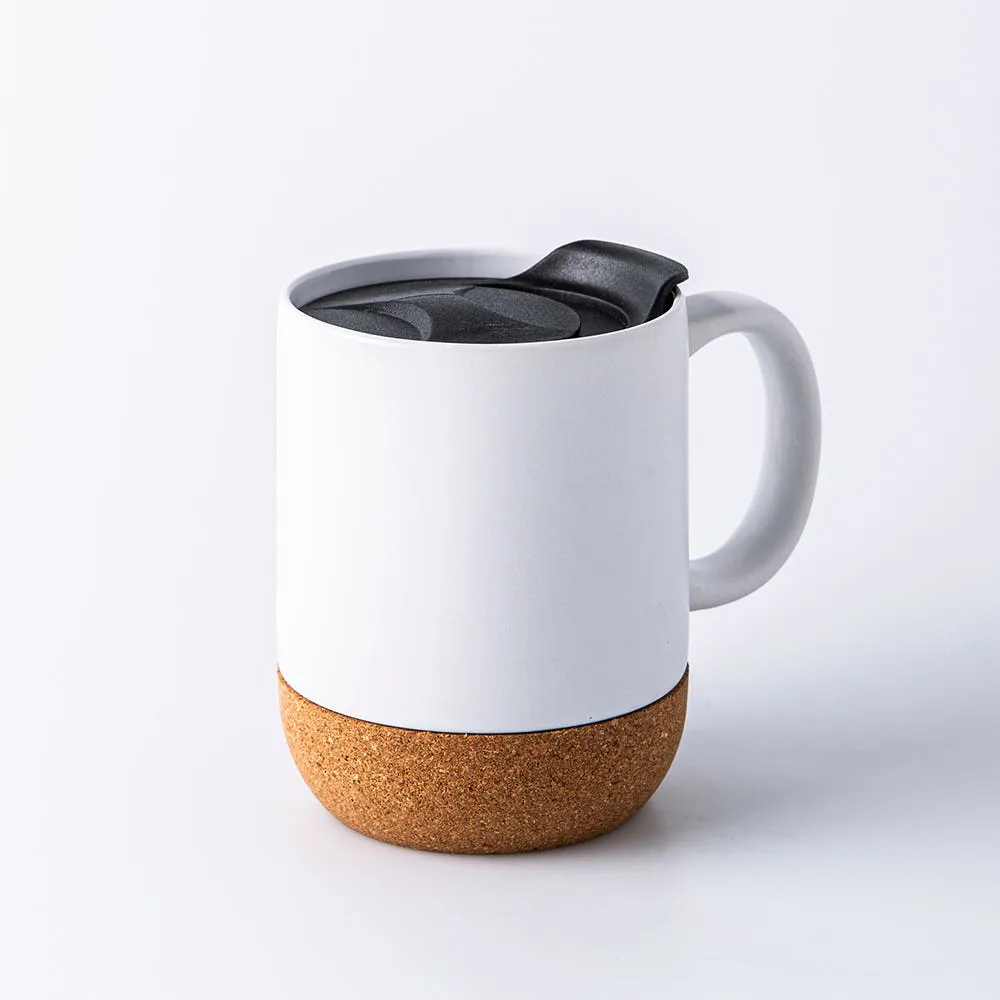 KSP Joe Ceramic Travel Mug with Cork Base 350mL