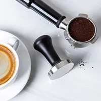 KSP Joe Coffee Tamper (Black/Stainless Steel)