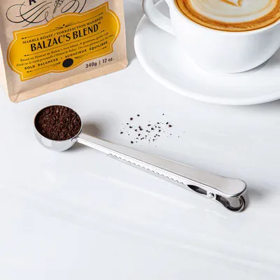 KSP Joe Coffee Spoon with Clip (Stainless Steel)