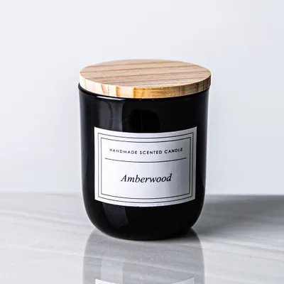 KSP Savor 'Amber Wood' Filled Candle 150g (24hr Burn Time)