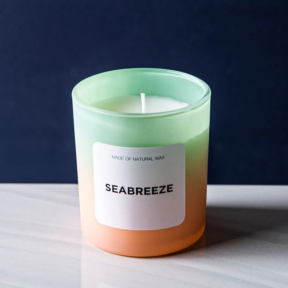 KSP Gradient 'Sea Breeze' Filled Candle 150g (24 Hour Burn Time)