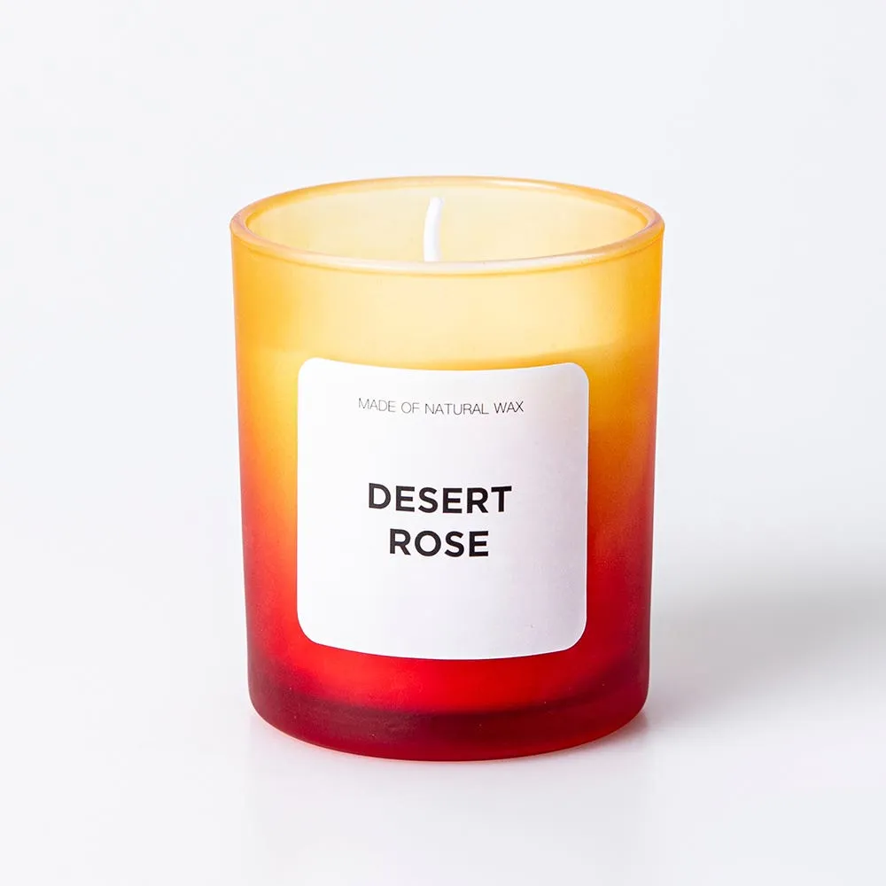 KSP Gradient 'Desert Rose' Filled Candle 150g (24 Hour Burn Time)