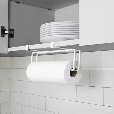Umbra Squire Otd-Wall Paper Towel Holder 13" L (White)