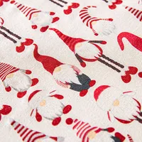 Harman Christmas 'Gnome' Cotton Tablecloth 60" x 120" (Natural)