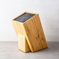 Kapoosh Basic Universal Knife Block - Bamboo