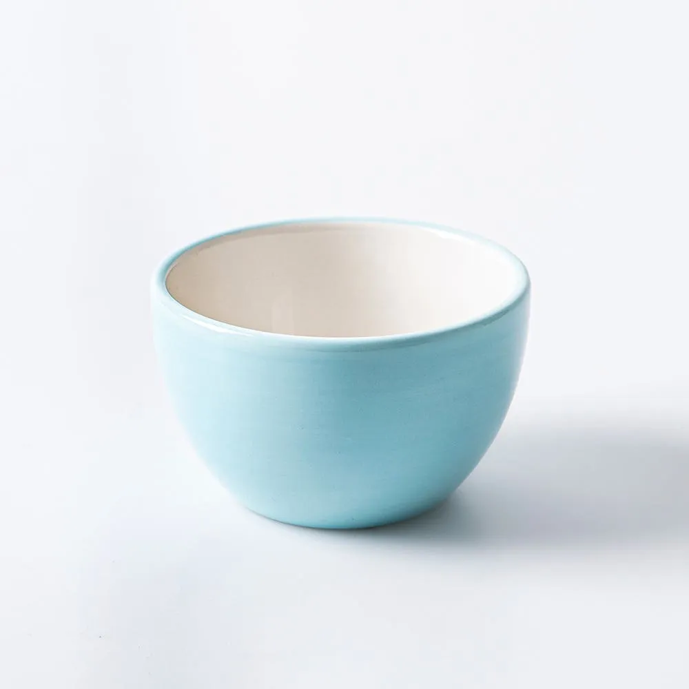 KSP Tidbit 'Snowman' Ceramic Bowl 11x11x6.5cm (Blue)