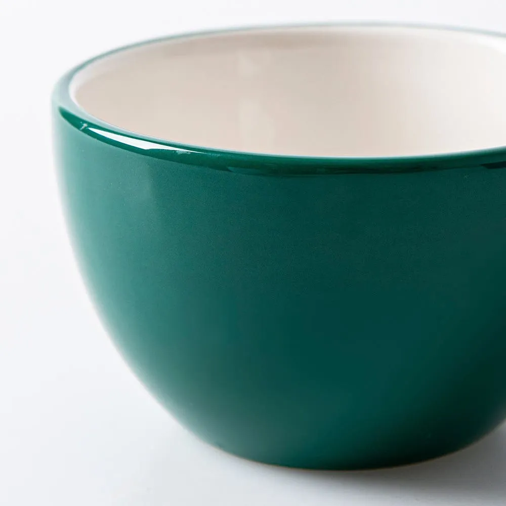 KSP Tidbit 'Gingerbread' Ceramic Bowl 11x11x6.5cm (Green)