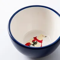 KSP Tidbit 'Bear' Ceramic Bowl 11x11x6.5cm (Navy)