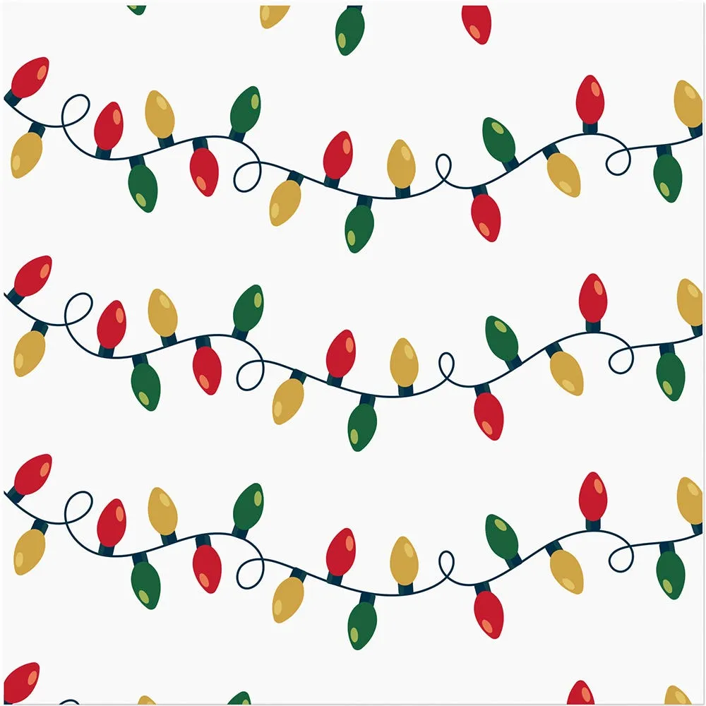 Harman Christmas 3-Ply 'Christmas Lights' Paper Napkin - Set of 20