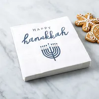 Harman Christmas 3-Ply 'Happy Hannukah' Paper Napkin - Set of 20