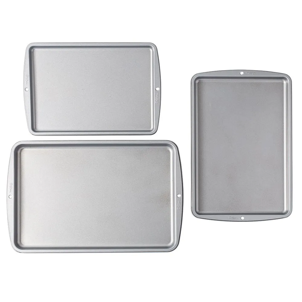 Wilton Recipe Right 3pc. Cookie Sheet Set