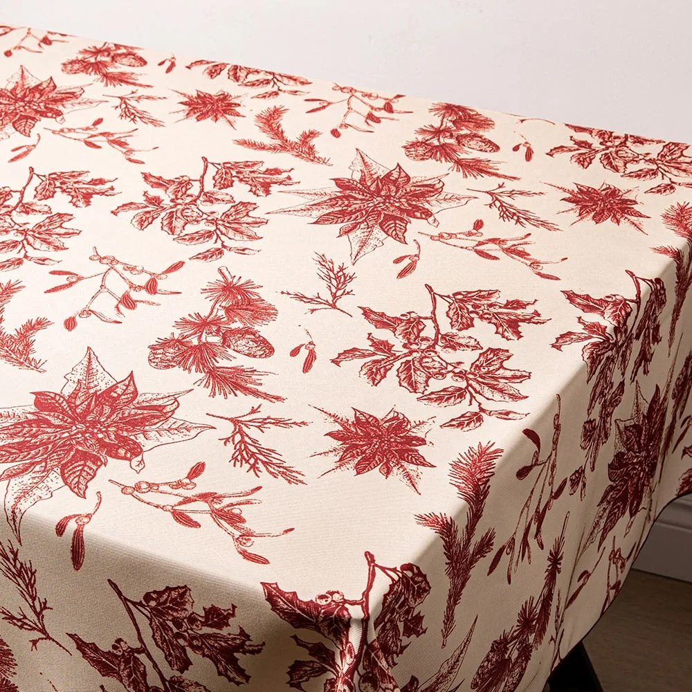 Sebastien & Groome 'Christmas Toile' Tablecloth 60" x 90" (Tea Stain)