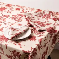 Sebastien & Groome 'Christmas Toile' Tablecloth 60" x 90" (Tea Stain)